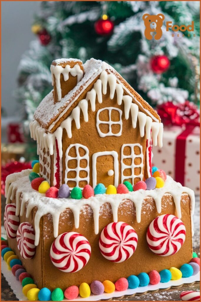 Gingerbread House Cake Design