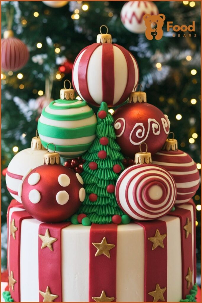 Ornament Christmas Cake