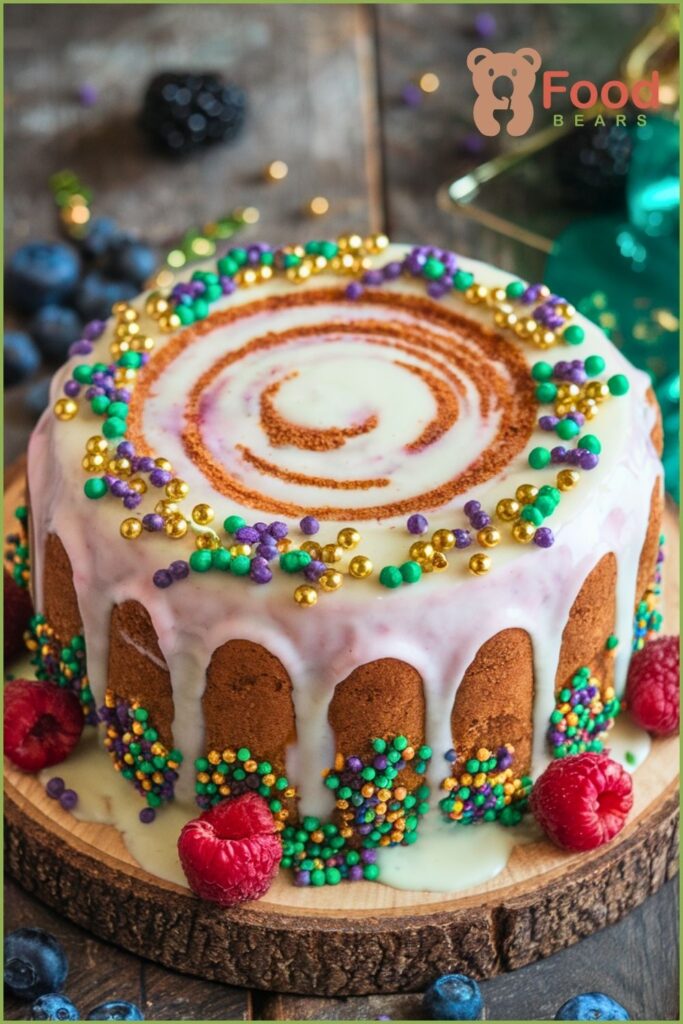 Berry Chantilly King Cake
