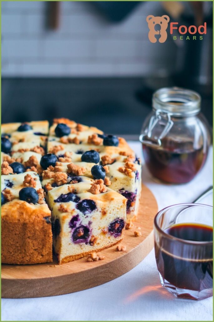 Blueberry Sausage Breakfast Cake