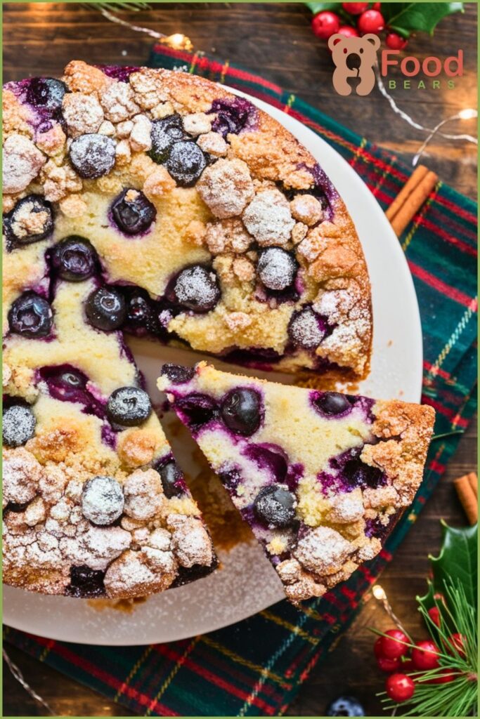 Blueberry Streusel Coffee Cake