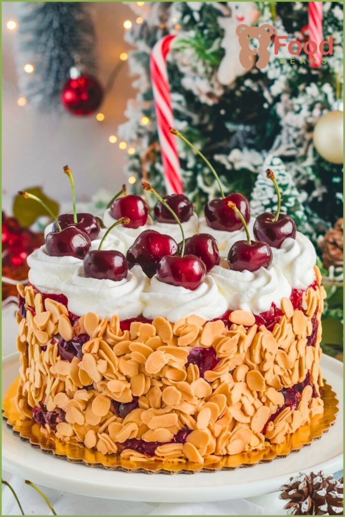 Cherry Christmas Cake