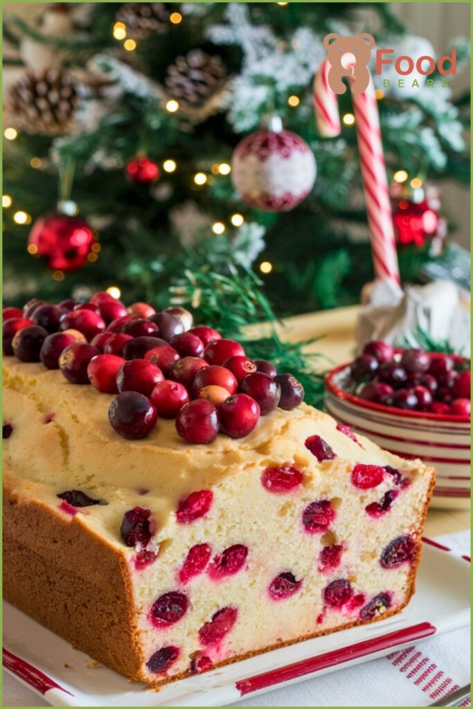 Christmas Cranberry Pound Cake