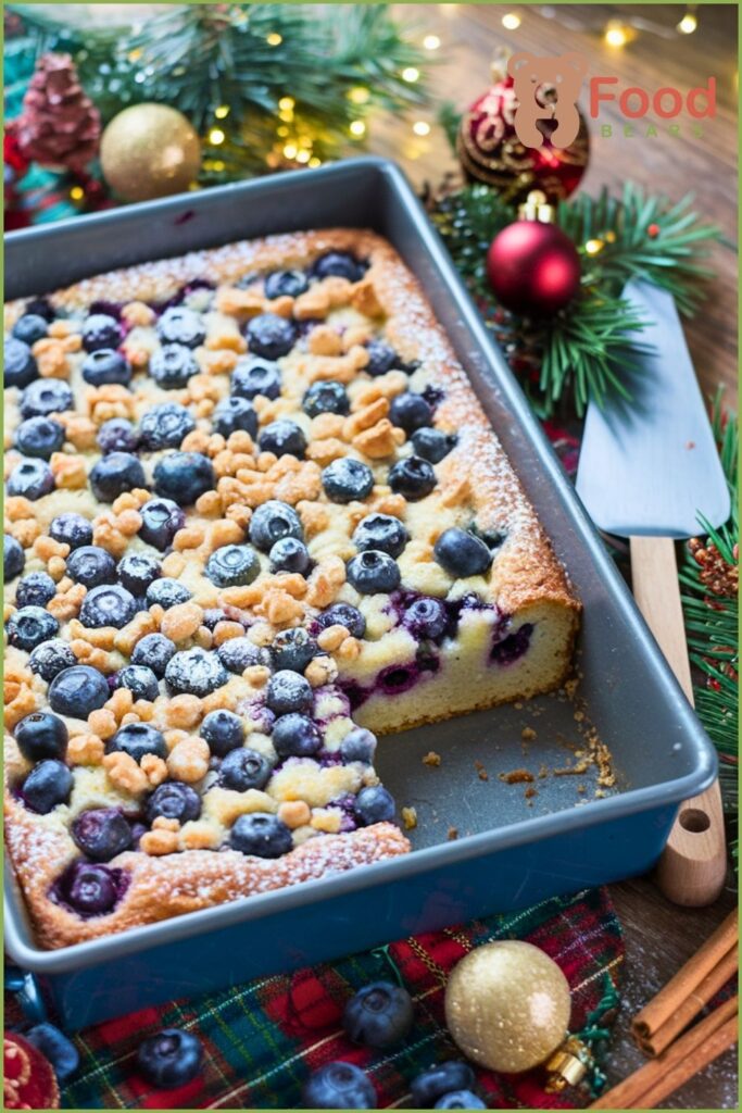 Sheet Pan Blueberry Coffee Cake