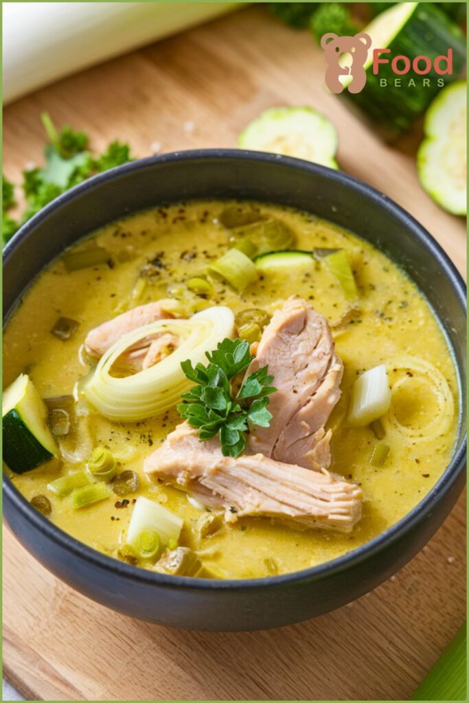 Spring Chicken and Leek Soup