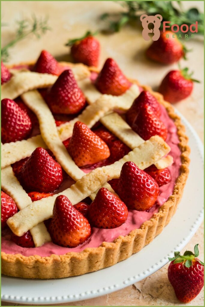 Roasted Strawberry Tart