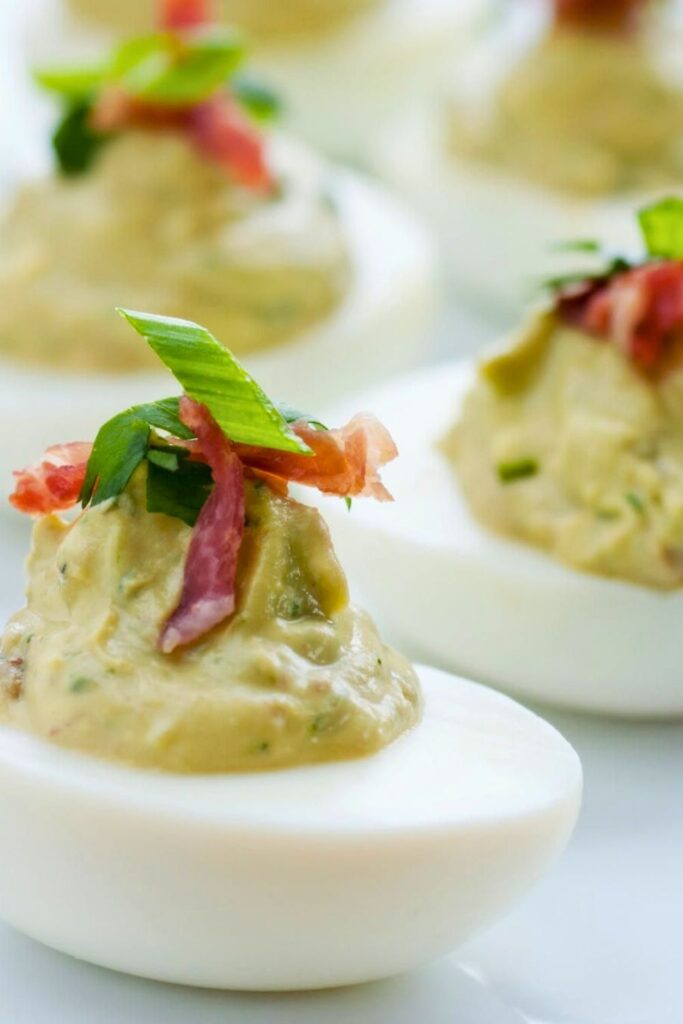 Avocado Deviled Eggs
