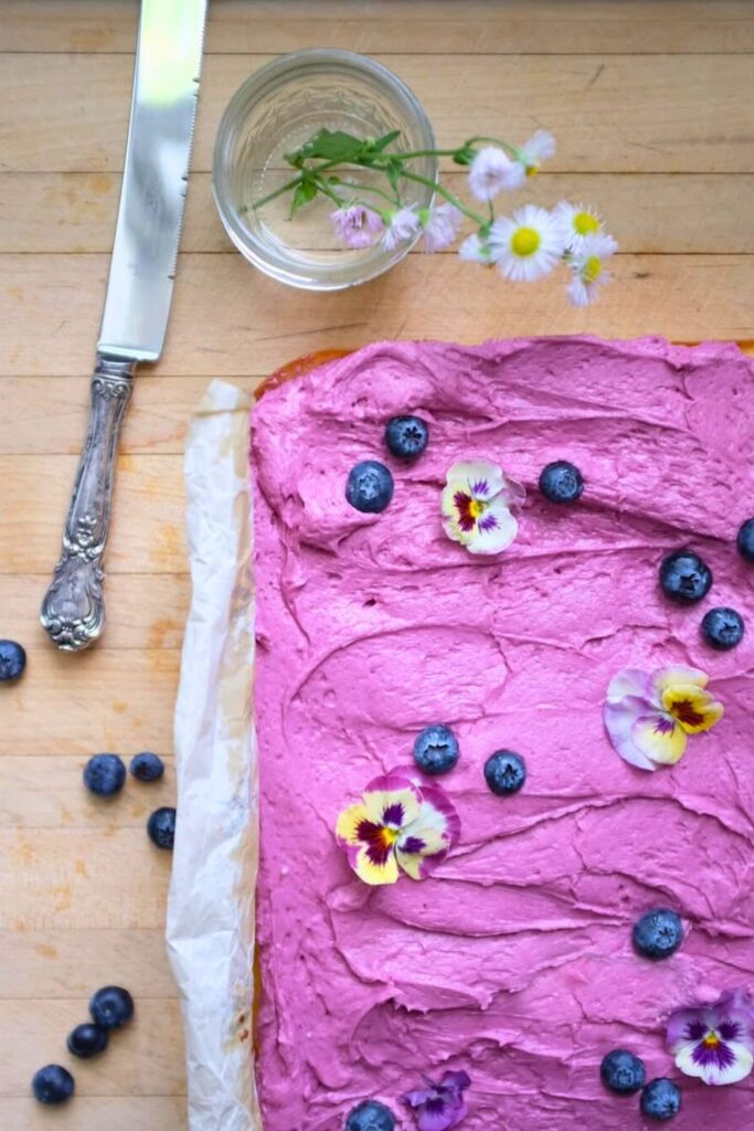 Blueberry Sheet Cake