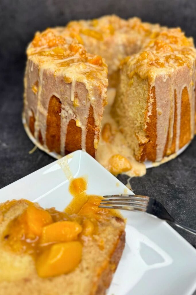 Brown Sugar Peach Cake