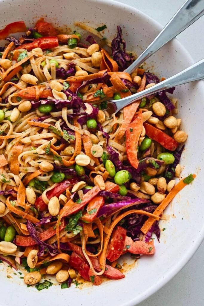 Cold Peanut Noodle Salad