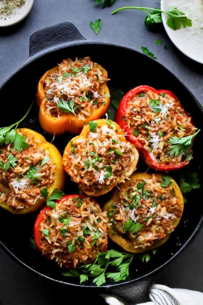 Crockpot Stuffed Peppers