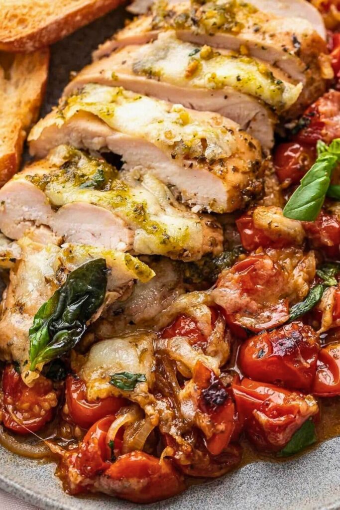 Grilled Pesto Chicken