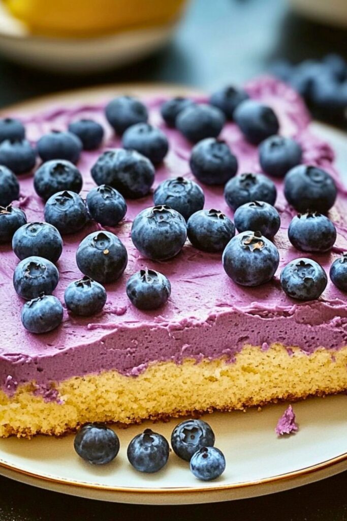 How to Make Blueberry Sheet Cake