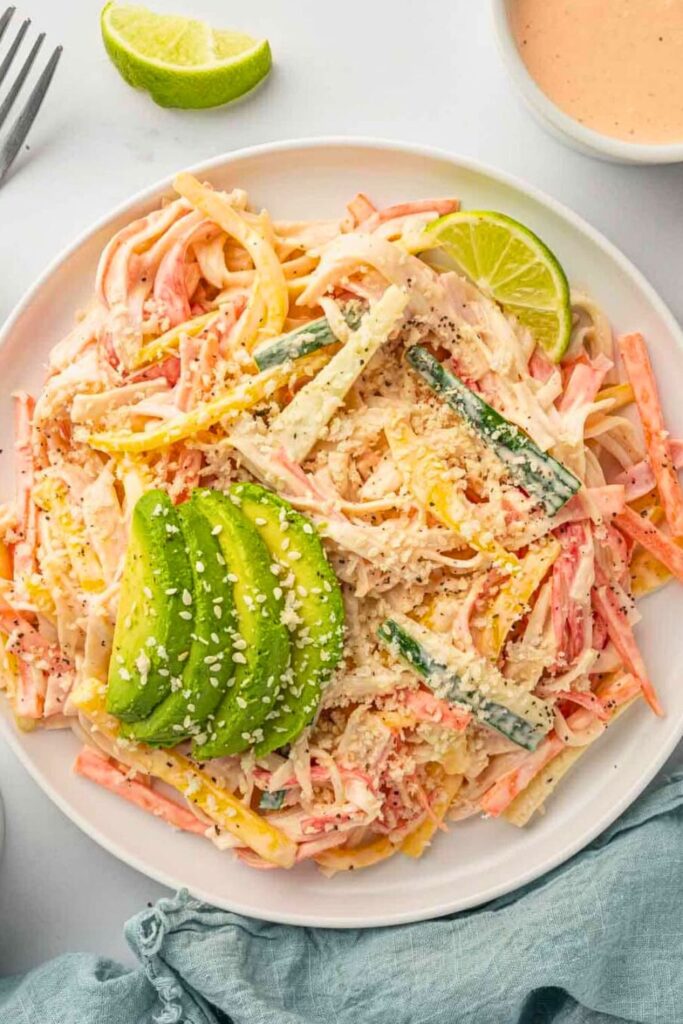 How to Serve Crab Salad