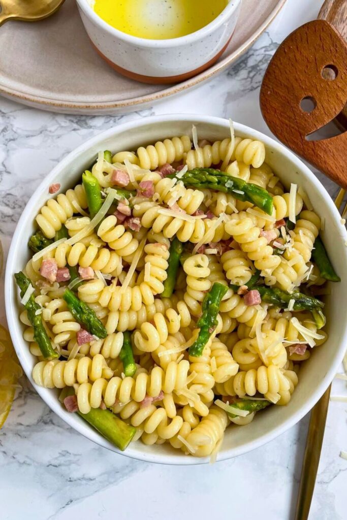 Lemon Asparagus Pasta