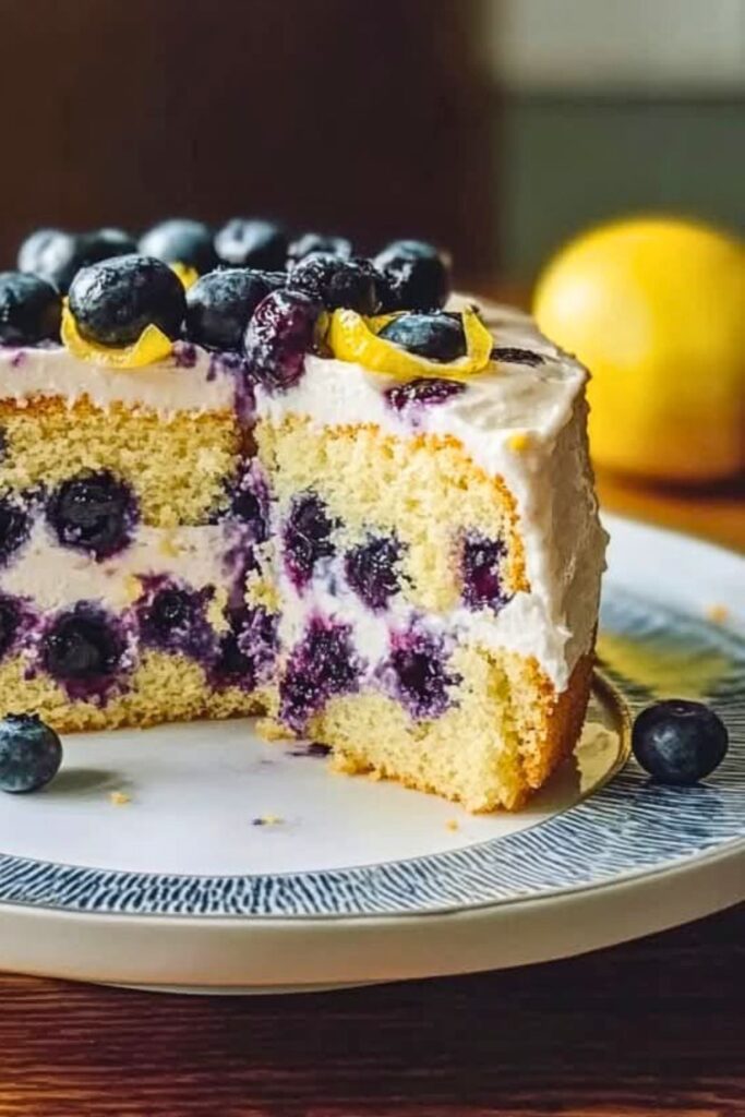 Lemon Blueberry Cake Ingredients