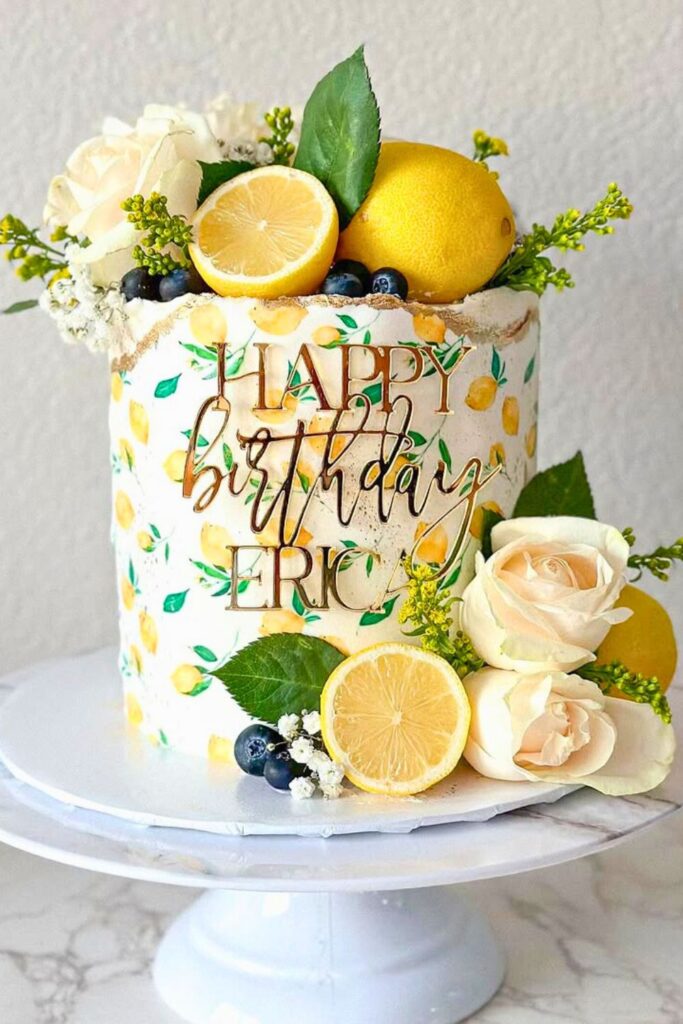 Lemon Elderflower Cake
