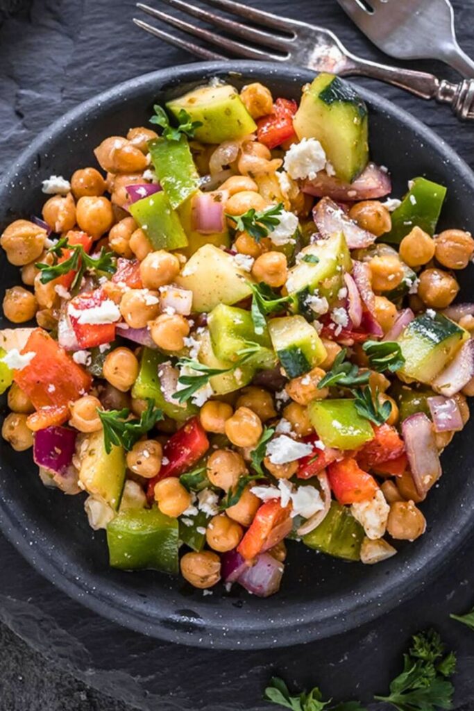 Mediterranean Chickpea Salad