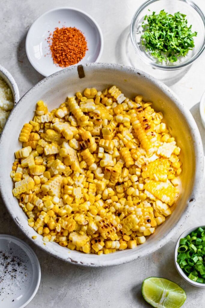 Mexican Street Corn Salad Ingredients