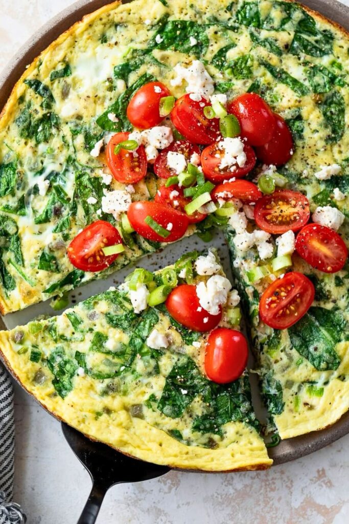 Mini Spinach and Feta Quiches