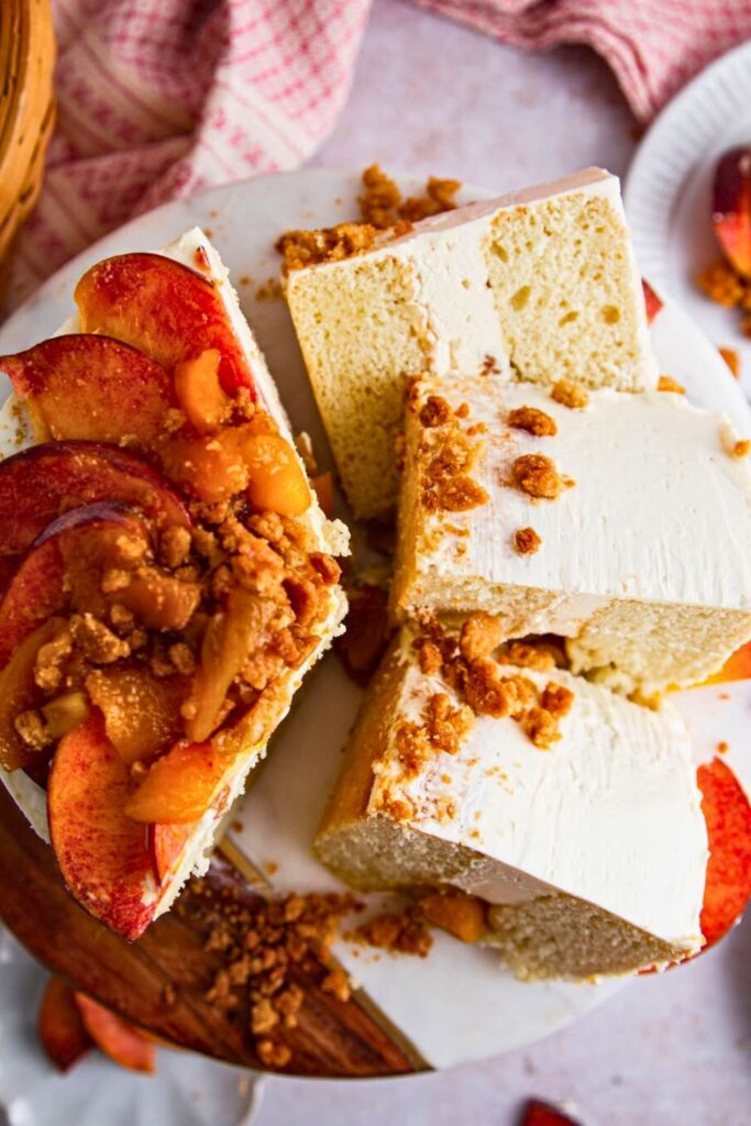 Peach Cobbler Cake