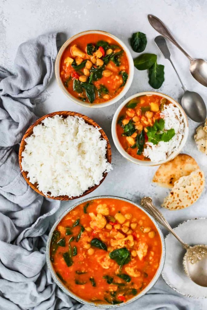 Slow Cooker Coconut Curry Chickpeas