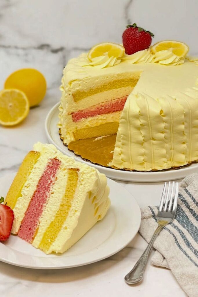 Strawberry Lemon Cake
