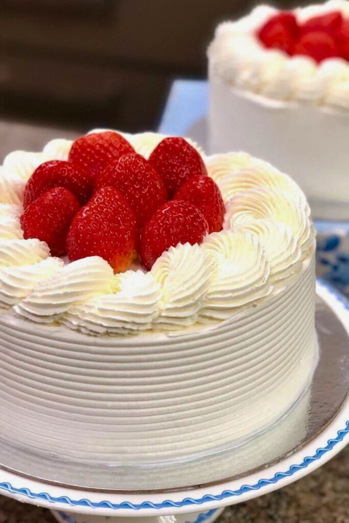 Strawberry Shortcake Wedding Cake