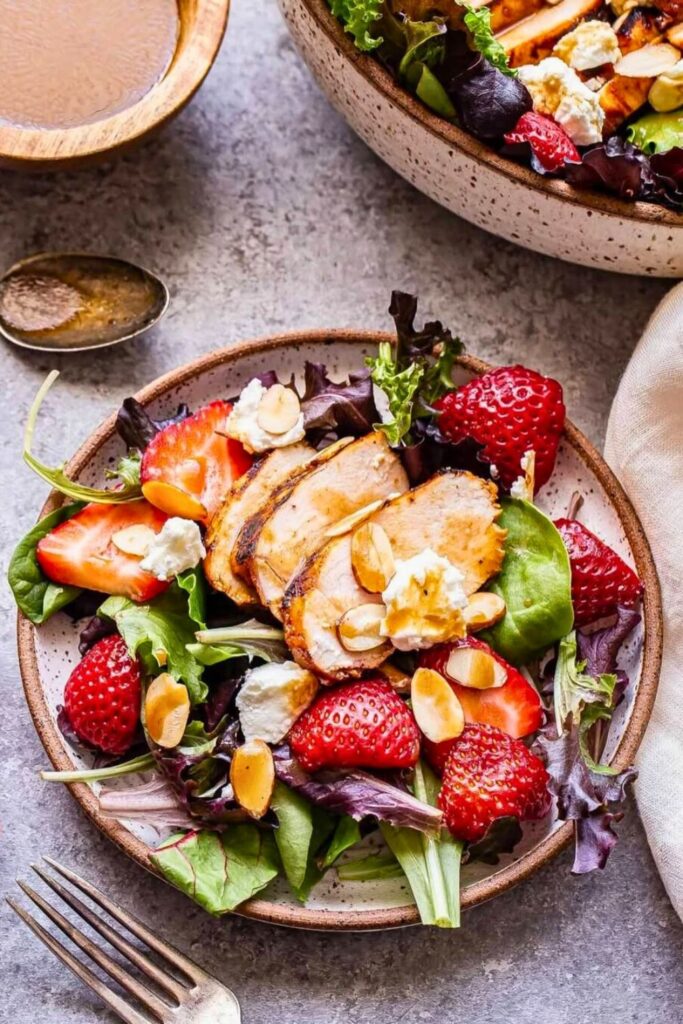 Strawberry Spinach Salad