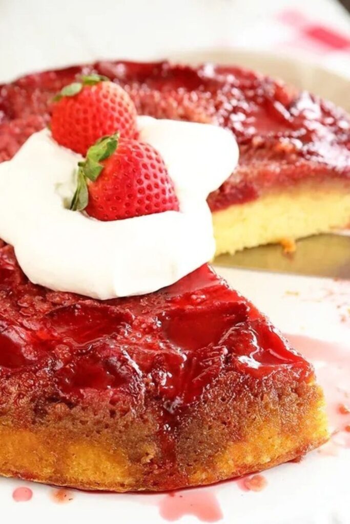 Strawberry Upside Down Cake