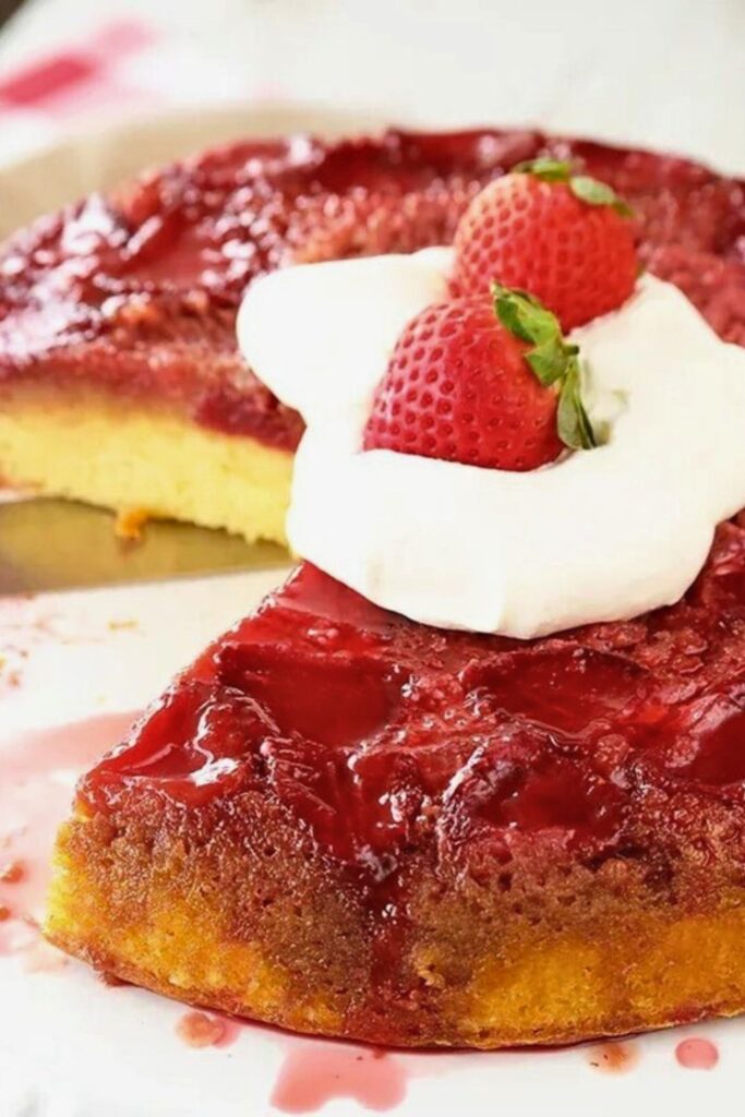 Strawberry Upside Down Cake Ingredients