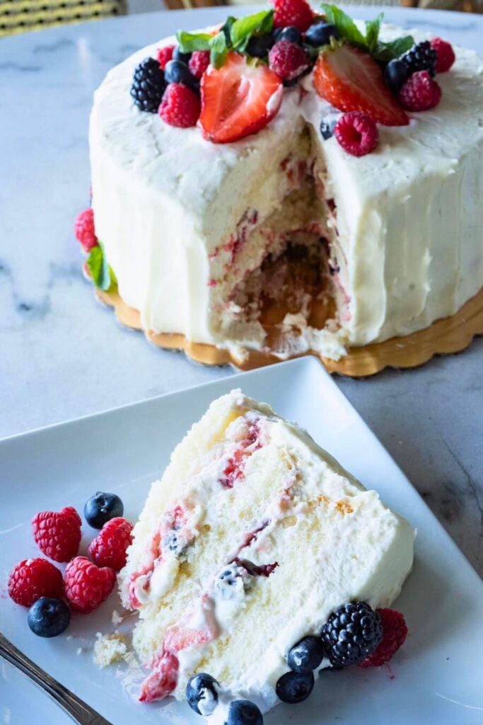 Summer Berry Cake