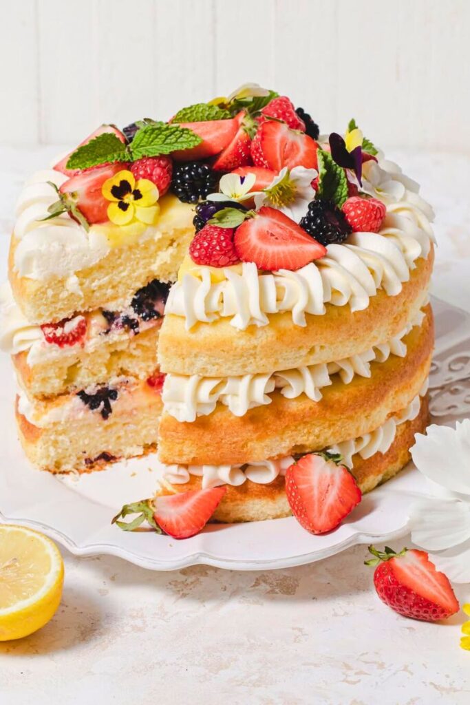 Summer Berry Cake