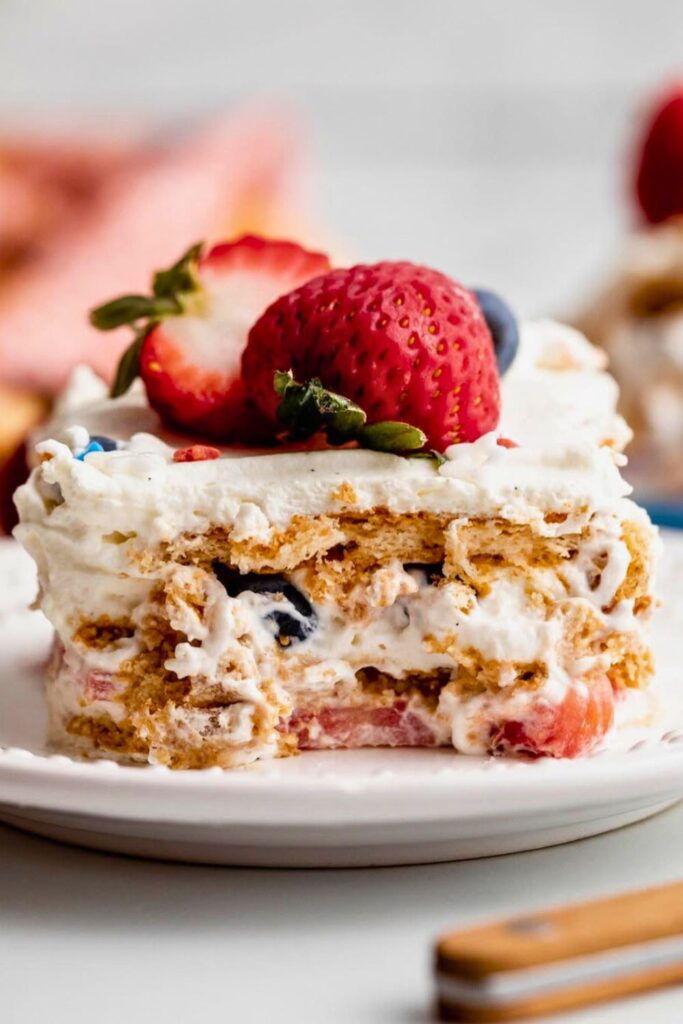 Summer Berry Icebox Cake