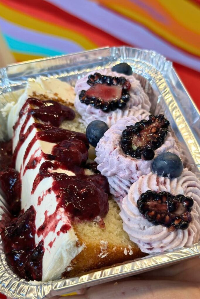 Vanilla Bean and Fresh Berry Cake