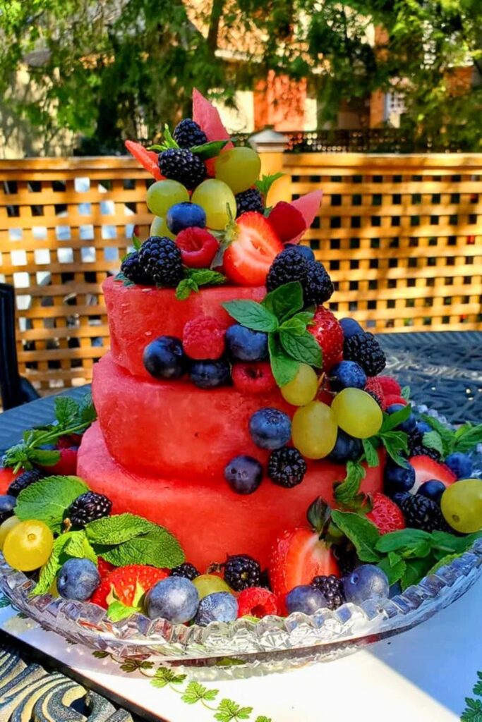 Watermelon Birthday Cake for Kids
