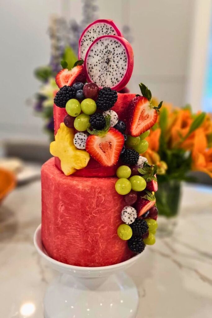 Watermelon Fruit Cake