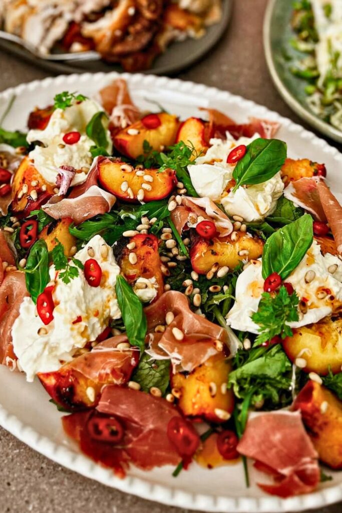 What Makes Peach Burrata Salad So Special