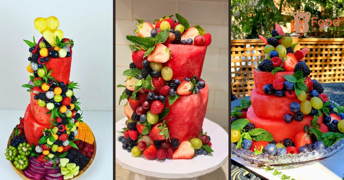 watermelon fruit cake 2