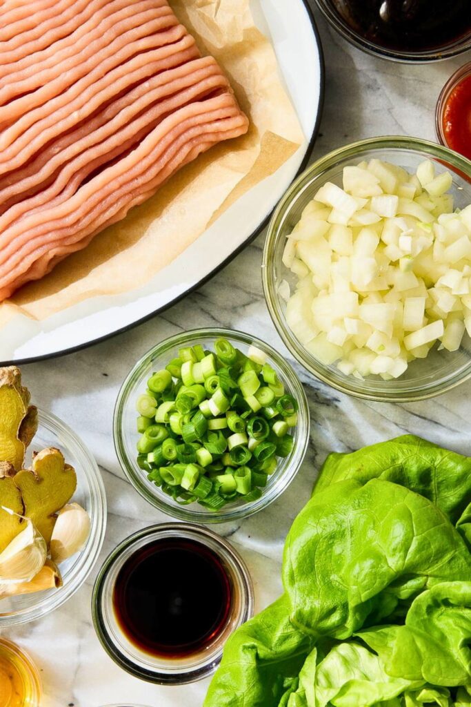 Chicken Lettuce Wraps Ingredients