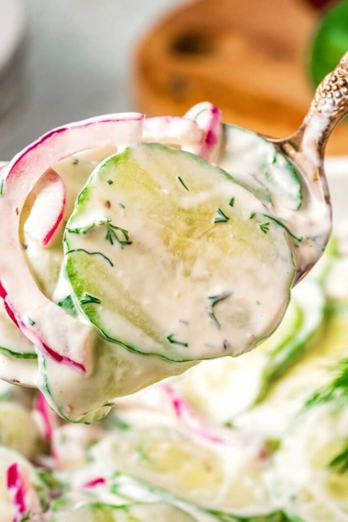 Creamy Cucumber Salad