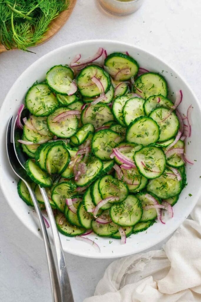 Cucumber Onion Salad