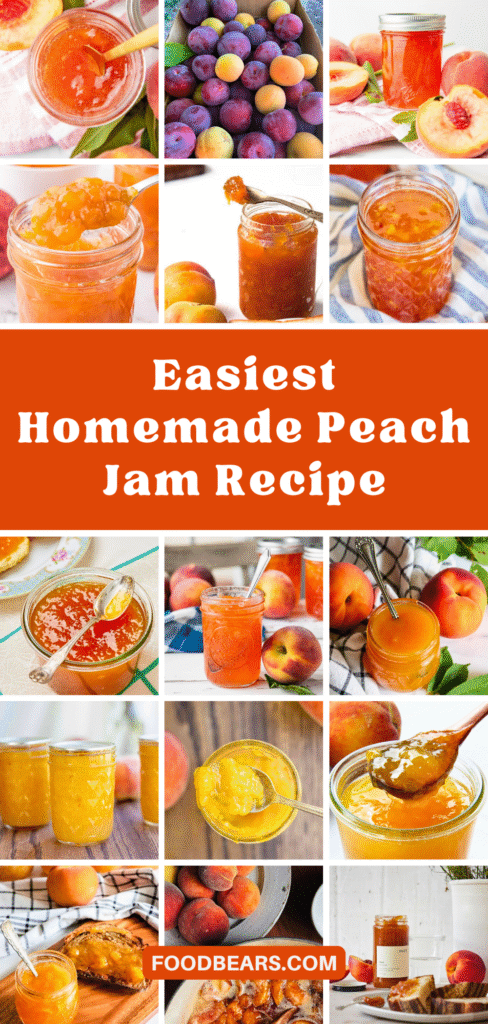 Easiest Homemade Peach Jam Recipe