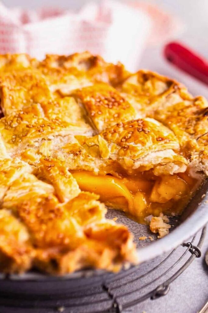 Homemade Peach Pie