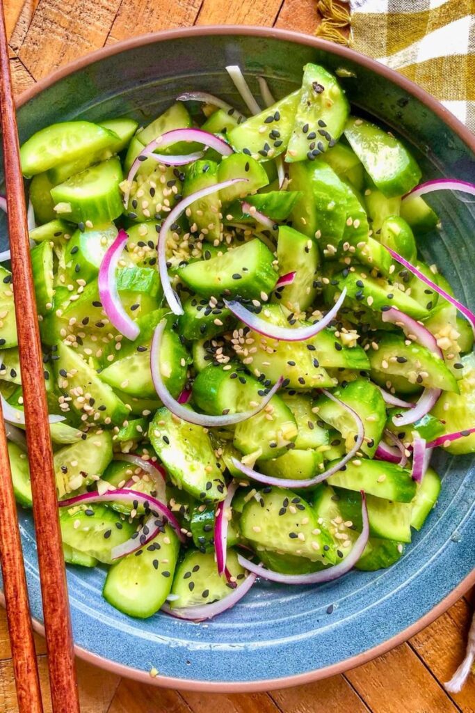 How to Make Cucumber Onion Salad