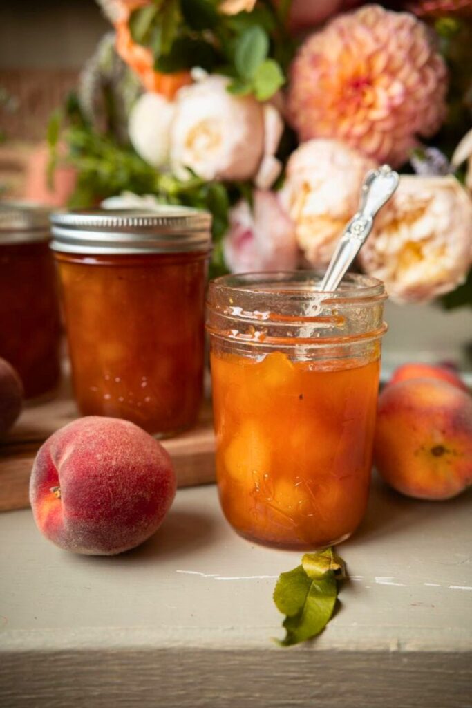 How to make no-pectin peach jam
