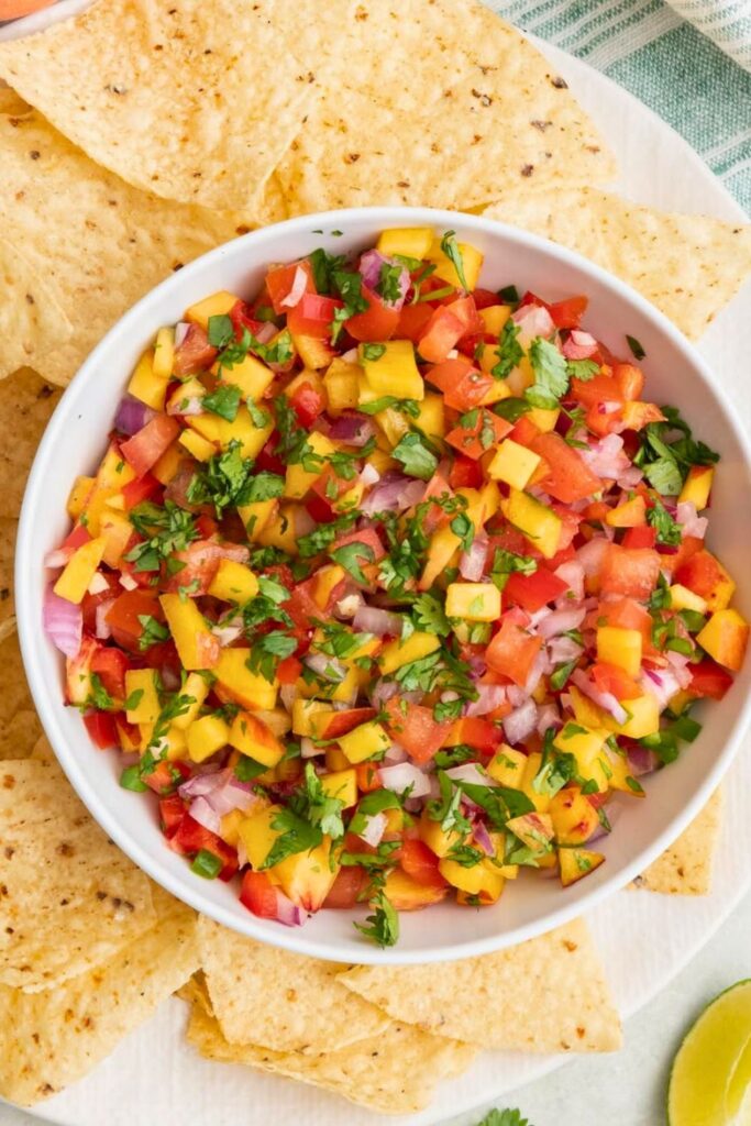 How to Make Peach Salsa
