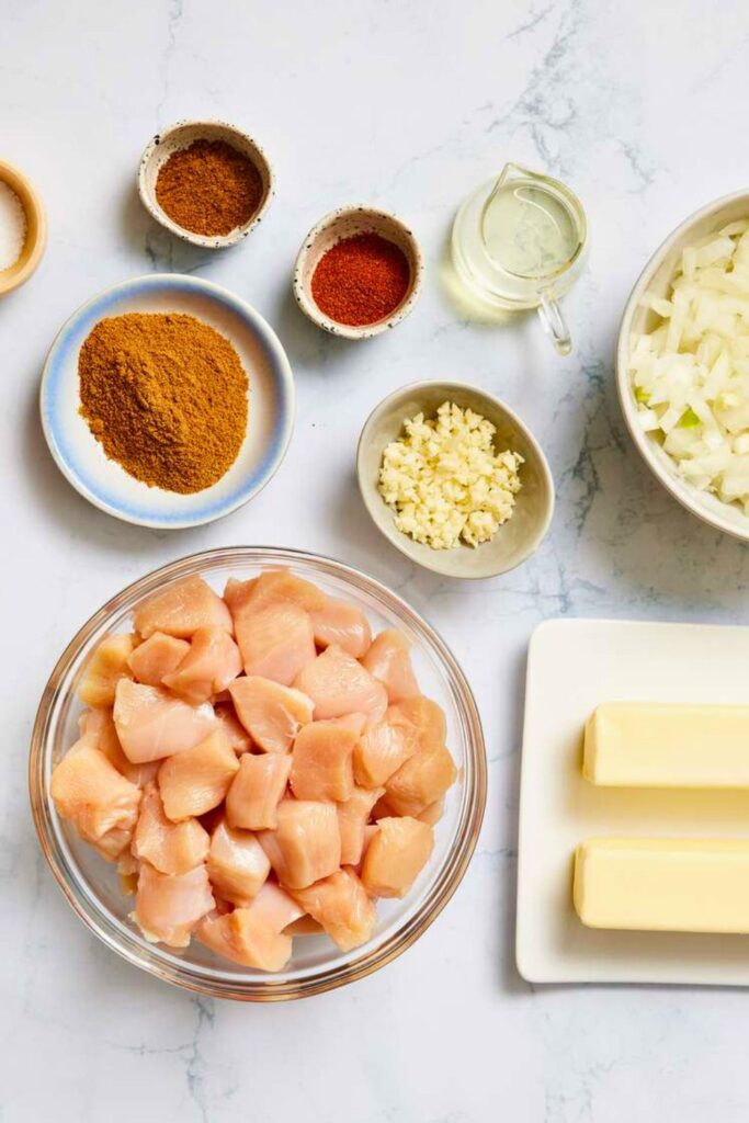 Ingredients You'll Need for Butter Chicken