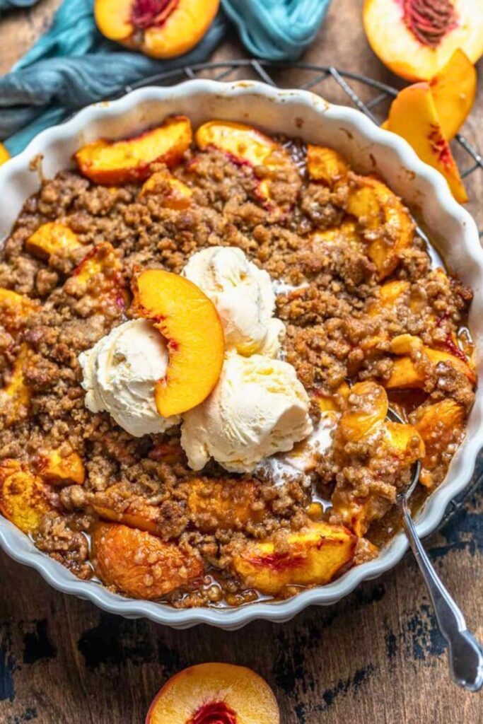 Juicy Peach Crumble