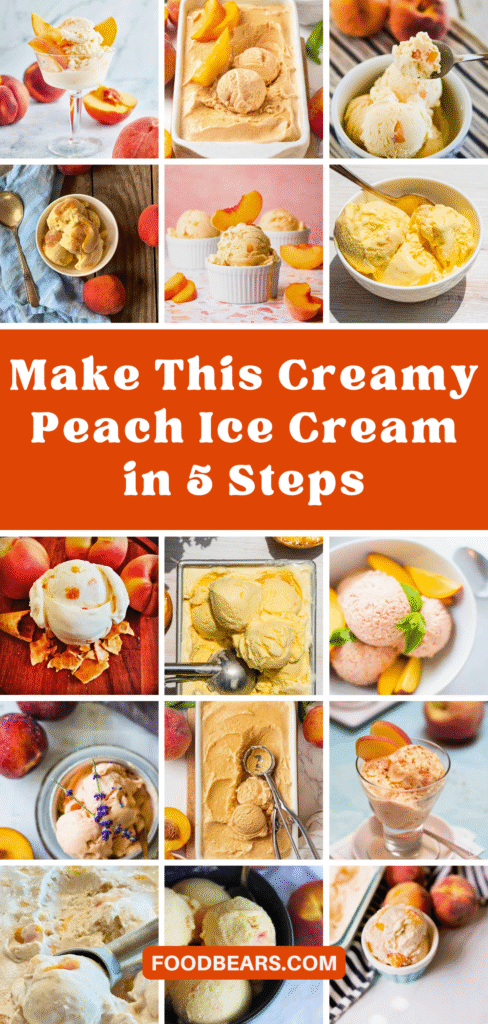Make This Creamy Peach Ice Cream in 5 Steps